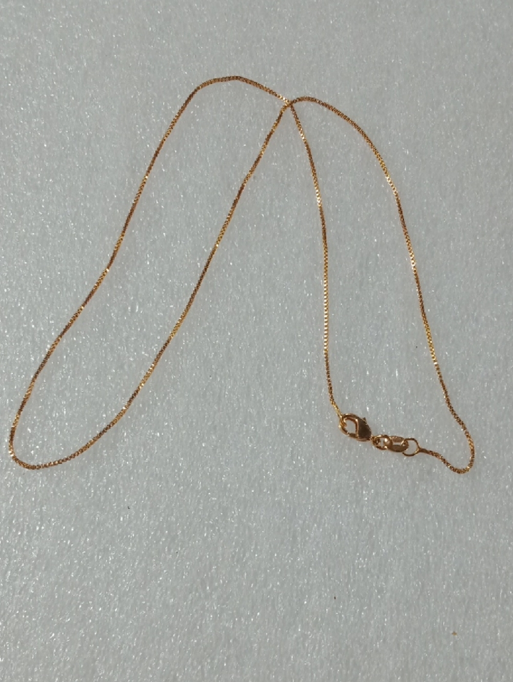 Rose Gold Necklace Stamped.925 #A448